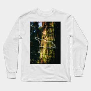 Georgia Country Map | Luminous Landscapes Long Sleeve T-Shirt